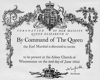 The Coronation of Queen Elizabeth II - Invitation=.jpg